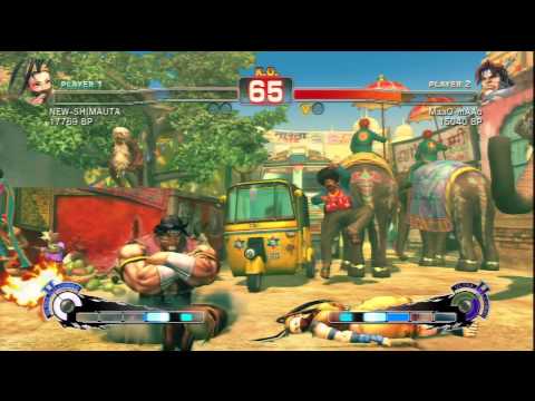 SSFIV: NEW-SHIMAUTA (Ibuki) vs MaaO-mAAo (T.Hawk) TRUE-HD QUALITY