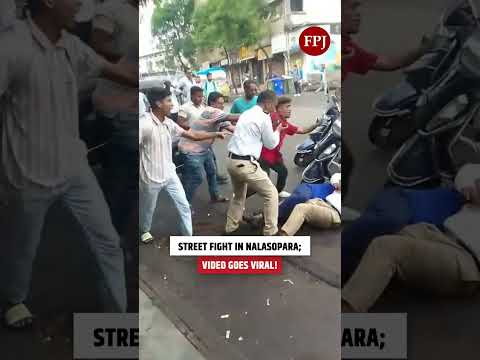 Mumbai Shocker: Traffic Cops Beaten by Father-Son Duo in Nalasopara #viralvideo #mumbainews #viral