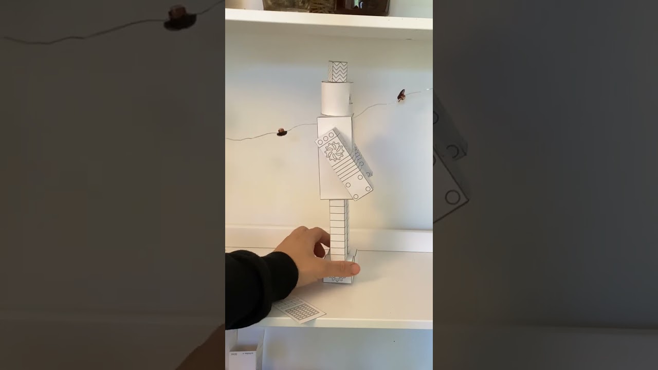 Robot template Printable Craft Sheets, Activity Sheets, Paper Craft Kit, Coloring robot, robot 3d