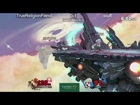 Cal Poly Cultural Cup 2022 - Losers Semis - stuff (Luigi) vs TrueReligionFiend (Byleth/Bowser)