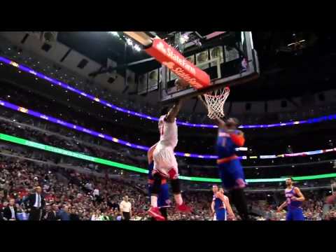 Amare Stoudemire Block Jimmy Butler Alley-oop | Knicks vs Bulls | December 18, 2014 | NBA