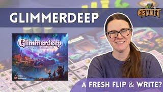 Glimmerdeep | A Fresh Take on Flip & Write Games