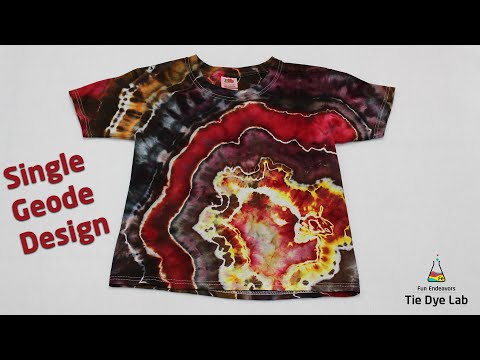 Tie Dye: How To Ice Dye a Single Geode Tie Dye Shirt