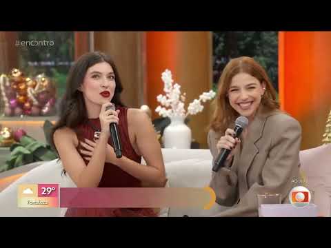 Lorena e Juquinha  -  O casal do momento Alanis Guillen e Gabriela Medvedovsky  no Encontro parte 2