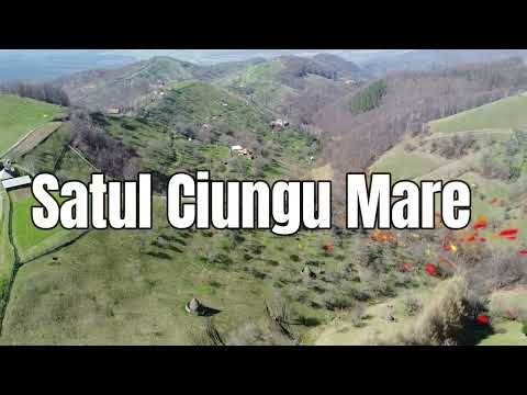 Sat superb, ascuns în Munții Orăștiei. Ciungu Mare, imagini aeriene