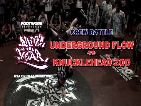Battle of the Year USA Crew Eliminations 2013 - Knucklehead Zoo vs Underground Flow (Final)