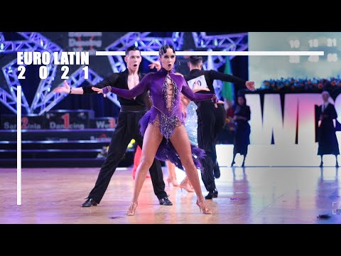 Alexandros Saoulidis - Polyvia Moschou, GRE | 2021 WDSF European Ch. Latin | R2 J