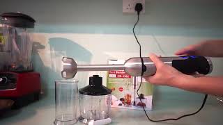 BioloMix 1200W 5-in-1 Immersion Hand Stick Blender Mixer Vegetable