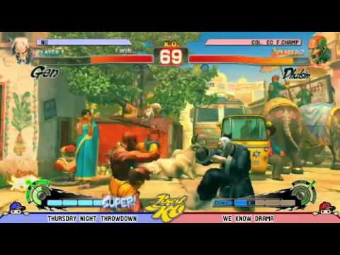 Nu (Gen) vs Filipino Champ (Fei Long/Dhalsim) - Thursday Night Throwdown (Analysis from Nu)