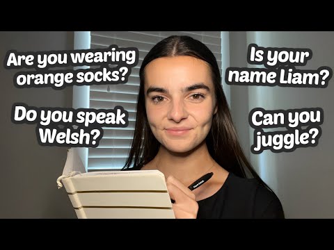 ASMR If You Say YES, You Can Go To Sleep | 200 Easy Personal Questions