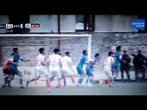 FINAL COPA SANTA FE/2022- VUELTA-  9 DE JULIO 1- ARGENTINO ROSARIO 1 - GOL FACUNDO CENTURION (9)