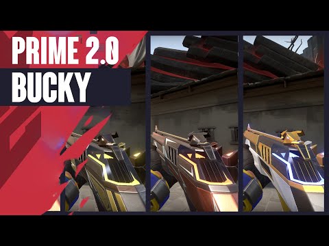 Prime Bucky Skin Showcase - Valorant Prime Skins