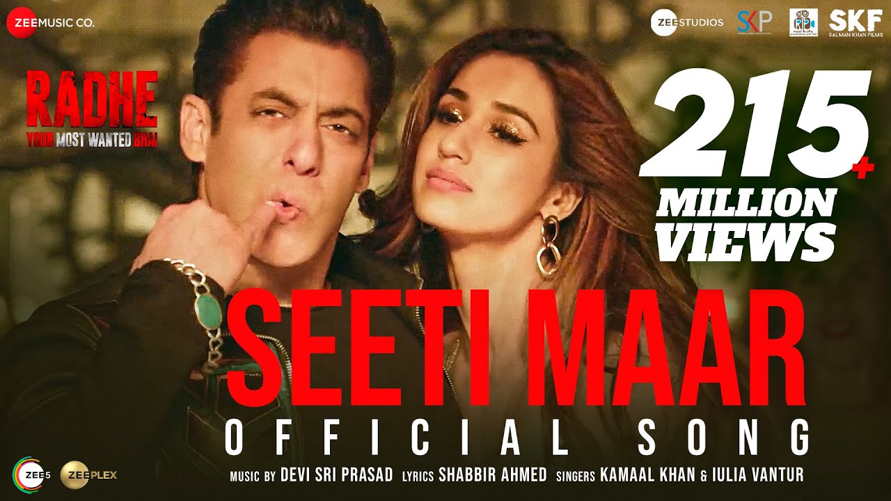 SEETI MAAR LYRICS - RADHE - SALMAN KHAN - KAMAAL KHAN - LULIA VANTUR