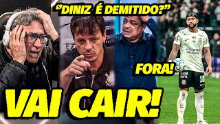 VEXAME NO CORINTHIANS! O CORINTHIANS VAI CAIR E FERNANDO DINIZ SÉRA DEMITIDO AO VIVO? INACREDITÁVEL!