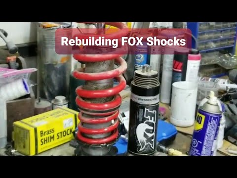 Fox Podium X disassembly and rebuild.  2015 RzR 900 XC polaris (see description for info)