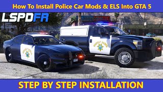 How To Install Police Car Mods & ELS Into GTA 5 (Step By Step) #lspdfr