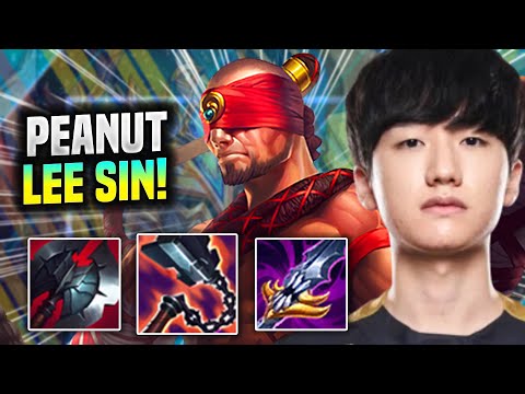 PEANUT IS SO CLEAN WITH LEE SIN! - GEN Peanut Plays Lee Sin Jungle vs Pantheon! | Season 2022