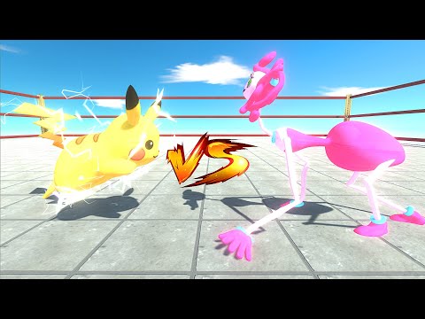PIKACHU VS MOMMY LONG LEG - Animal Revolt Battle Simulator
