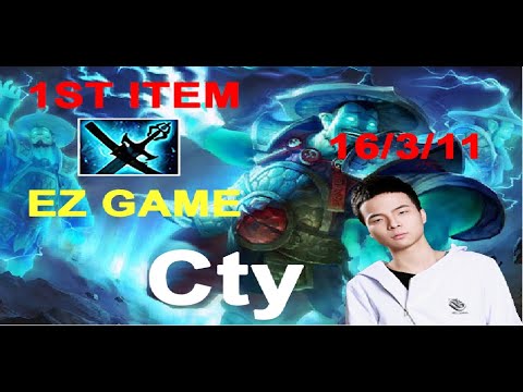 Cty [Storm Spirit] 1st Item Kaya And Yasha No Bloodstone EZ Game Dota2 7.22