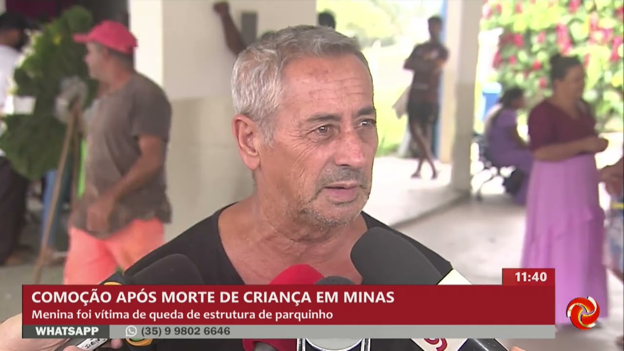 Comoção após morte de menina em condomínio em Minas Gerais