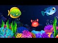Lullabу and Calming Undersea Animation. Lullaby Aquarium . Soothing fishes. Baby Sleep Music.