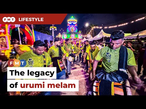 The urumi melam drums of Thaipusam in Malaysia
