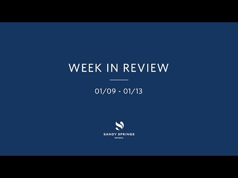 Inside Sandy Springs: Week in Review (January 9, 2023 - January 13, 2023)