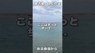 宮古島のユニの浜、本当に歩いて渡れるか検証してみた。#沖縄 #宮古島 #ユニの浜