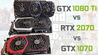 Nvidia RTX 2070 vs GTX 1080Ti vs GTX 1070 Compare 