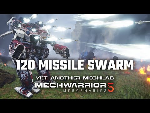 Crazy Missile Spam Bot - LRM Marauder II - Yet Another Mechwarrior 5: Mercenaries Modded Episode 78