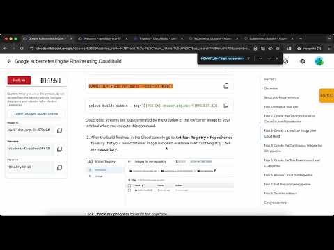App Dev Deploying the Application into Kubernetes Engine Python GSP188