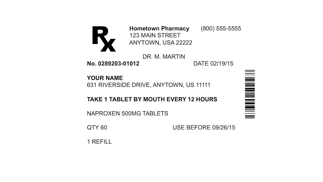 Prescription Medicine Labels HD