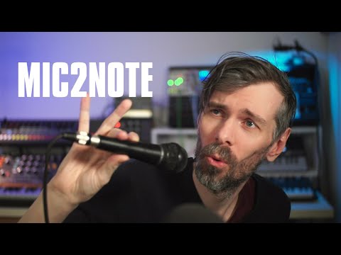 why not sing your notes? - VOICE2NOTE Bitwig Studio 4.2b3