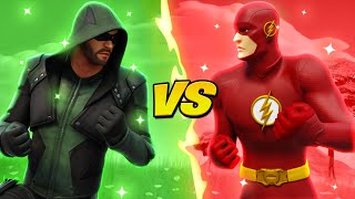 GREEN ARROW vs THE FLASH!