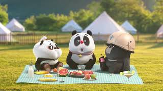 【Bamboo Panda❤️】what's the color of ur fart | Chinese Short Animation | 熊猫班卜 #shorts #funny #panda