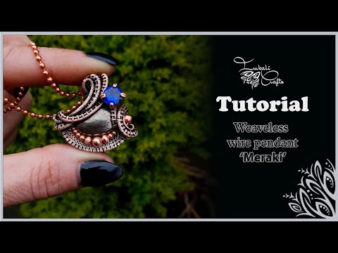 Wire weave pendant tutorial - Meraki
