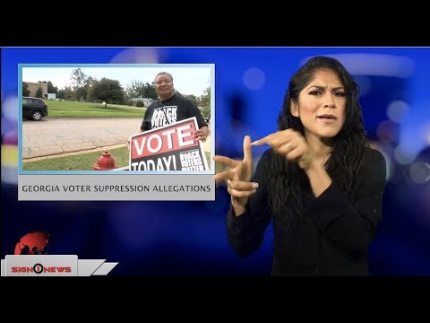 Georgia voter suppression allegations (ASL - 10.18.18)