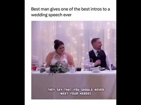 #wedding #bestmanspeech #funny #cute 😅✨🫶✨ #trending ✨