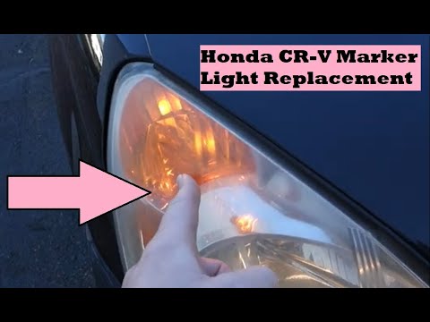 How To Replace 2003 Honda CRV Marker Light, Turn Signal, Blinker (Sylvania 7443 Long Life Mini Bulb)