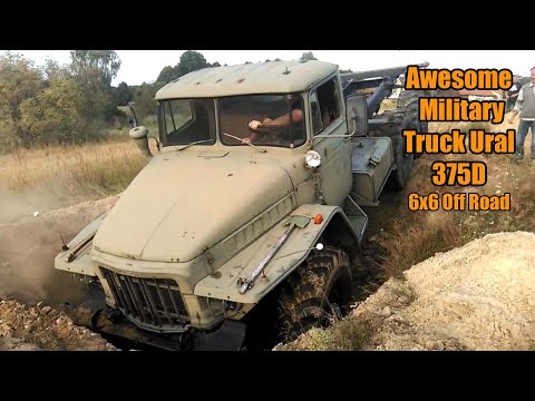 Awesome Military Truck Ural 375D | 6x6 Off Road Trucks