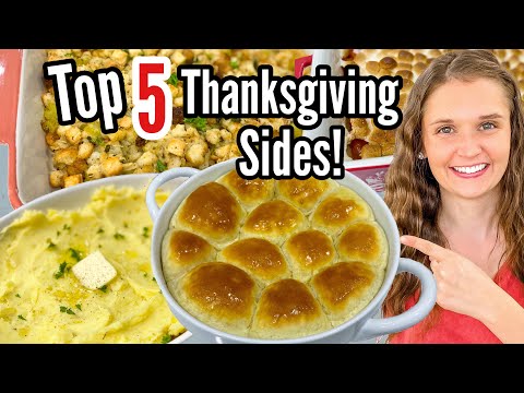 EASY Thanksgiving Side Dishes | 5 Tried & True Holiday Recipes | Julia Pacheco