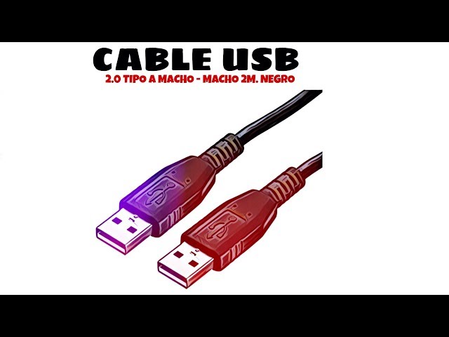 Vídeo relacionado con deleyCON 2m Cable USB 2.0 A-Macho a A-Macho - Cable de Datos Alta Velocidad - Transmisión Rápida y Segura, Conectores USB Precisos y Estables, Retrocompatible, Negro