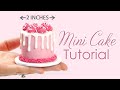 Making A Teeny Tiny Mini Cake Miniature Baking Tutorial