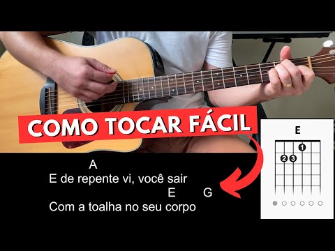 Como Tocar 24 HORAS DE AMOR - Quando acordei pela manhã   Fácil