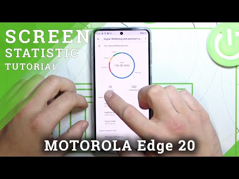 How to Check Your Activity in MOTOROLA Edge 20 – Number of Apps Opened Each Day