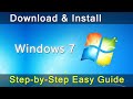 Windows 7 Installation Guide ISO Download USB Boot Tutorial