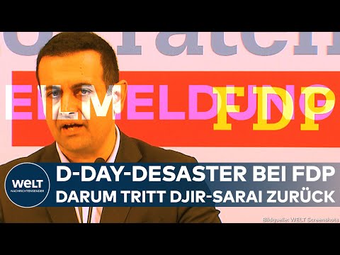 D-DAY-DESASTER: Bijan Djir-Sarai! Darum tritt der FDP-Generalsekretär zurück | EILMELDUNG