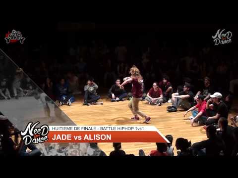 Jade (DE) vs Alison (FR) - 1vs1 HipHop 1/8 - Need For Dance 2015