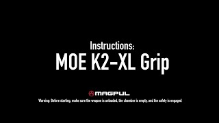 Video: Magpul MOE K2-XL Grepp - Svart