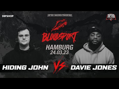 HIDING JOHN VS DAVIE JONES - BLOODSPORT ACAPELLA - TopTier Takeover, Hamburg, 24.03.23